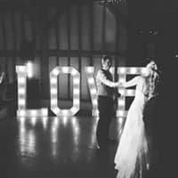 Hire Your Day wedding venue light up lights