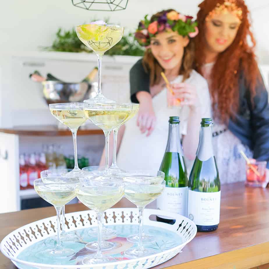 Hire Your Day - Liquory Kiss Shoot - Festival Drinks Tower