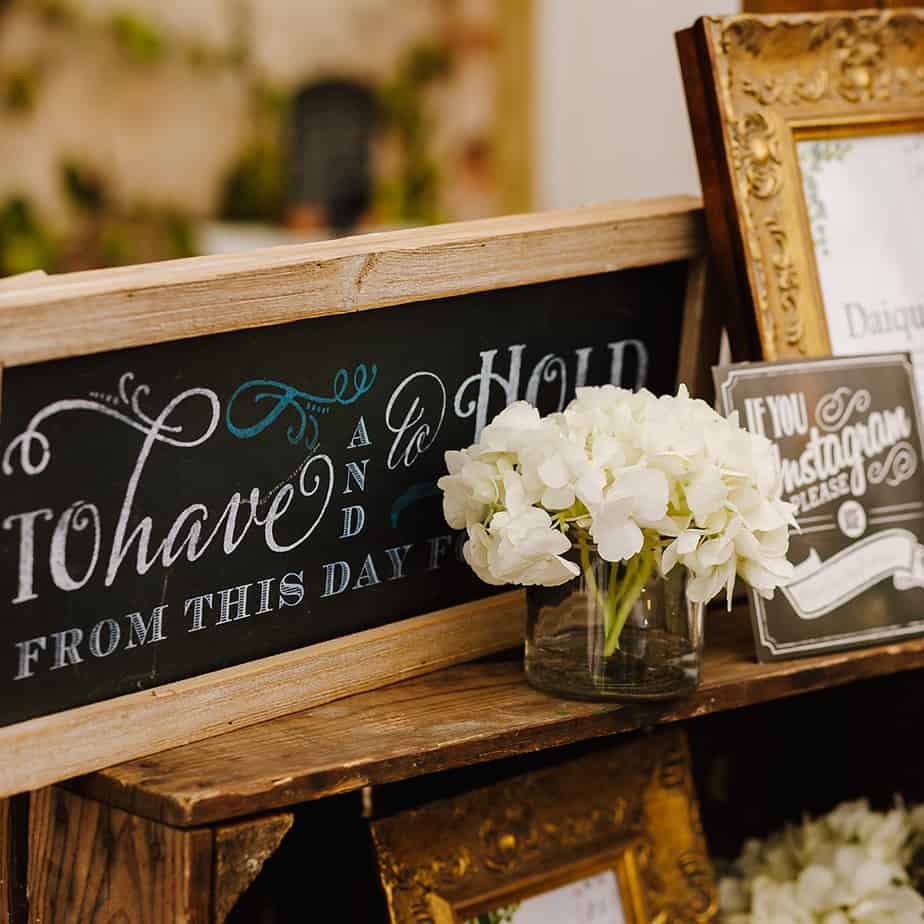 Hire Your Day wedding venue signs