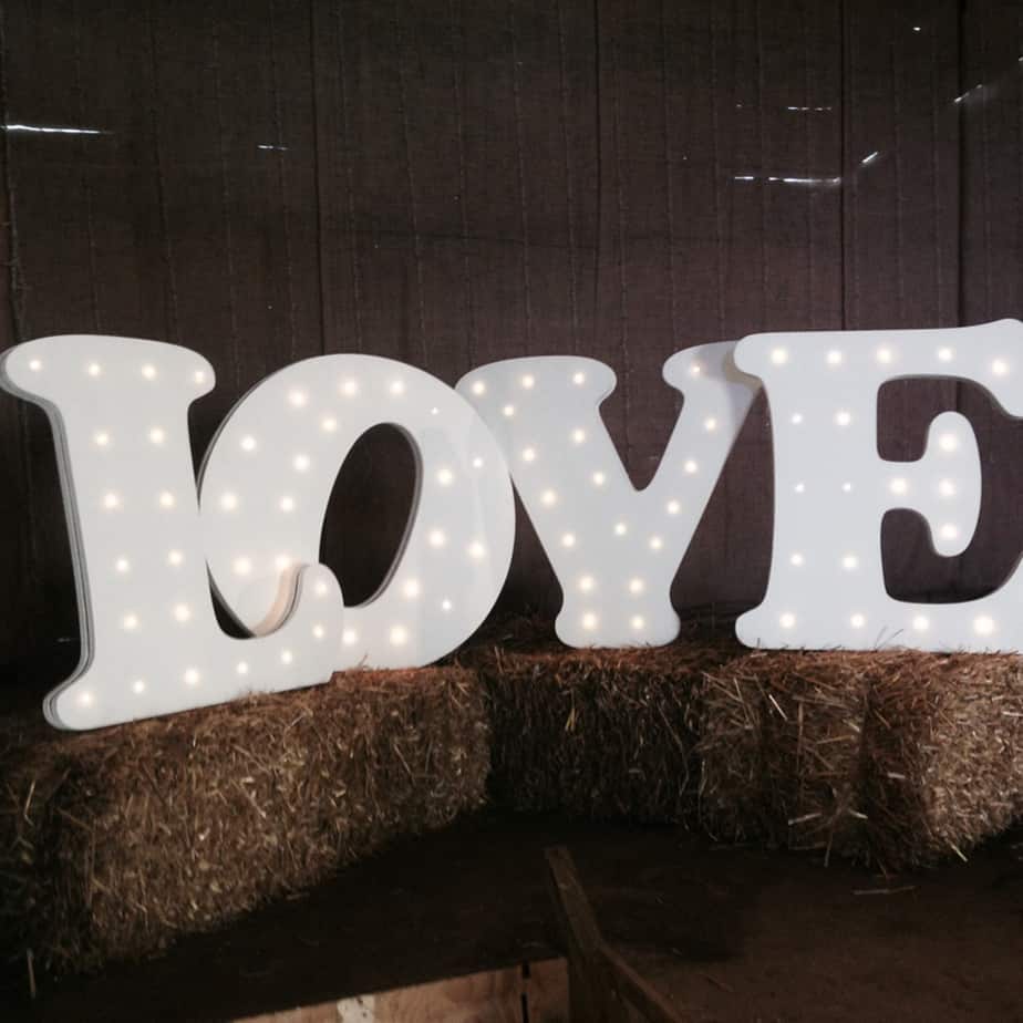 Hire Your Day wedding venue light up lights