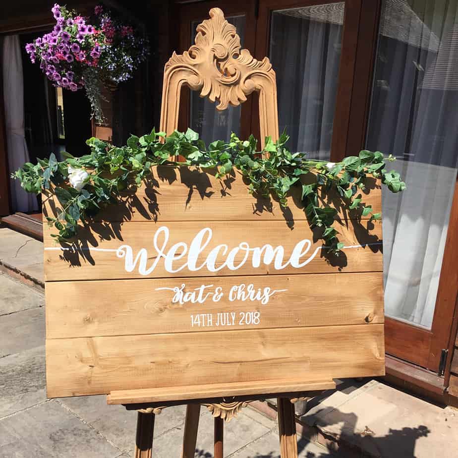 Hire Your Day wedding venue signs