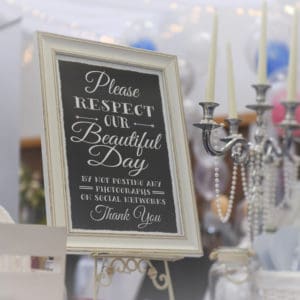 Hire Your Day wedding venue signs