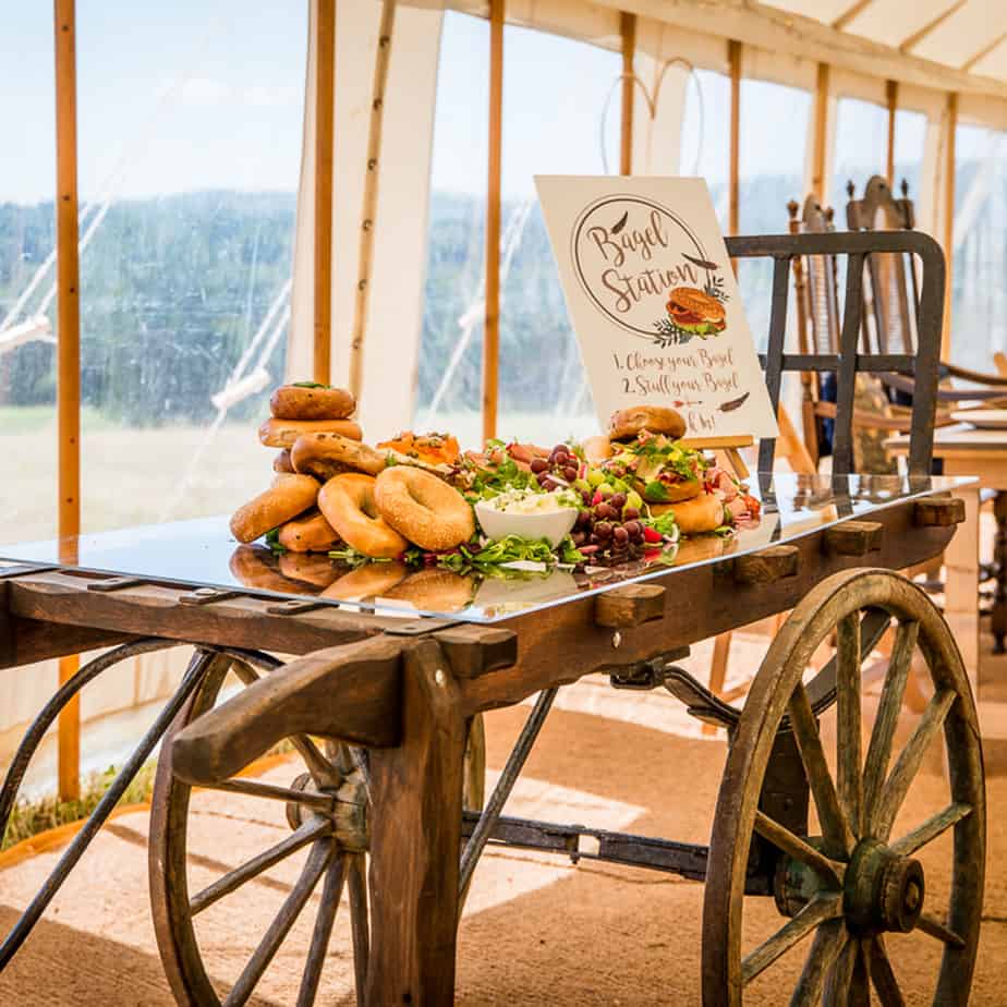 Hire Your Day wooden cart
