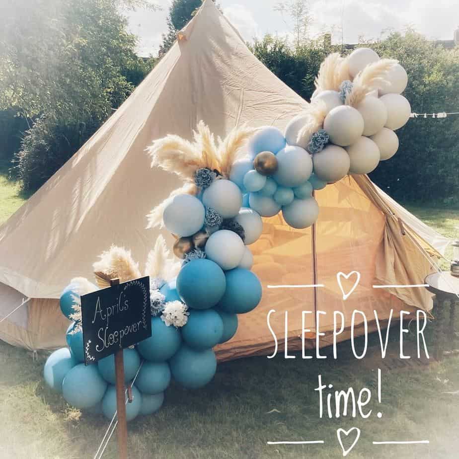 Hire Your Day Bell tent sleepover